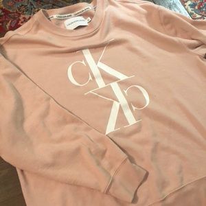 Calvin Klein jeans oversized pink sweatshirt size 1X